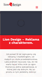 Mobile Screenshot of liondesign.pl